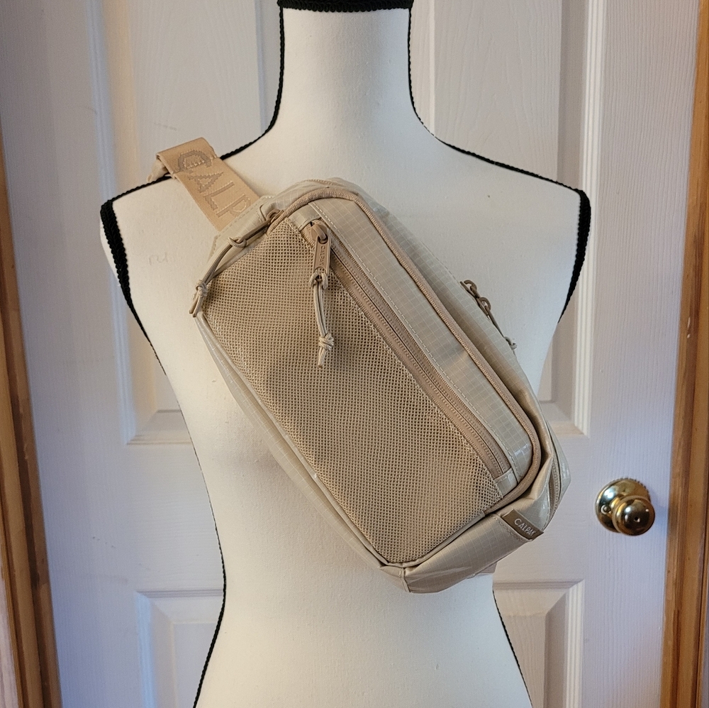 Calpak Beige Crossbody Fanny Pack Sling Bag